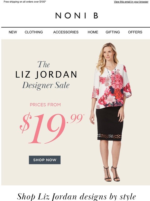 Liz Jordan designer Collection