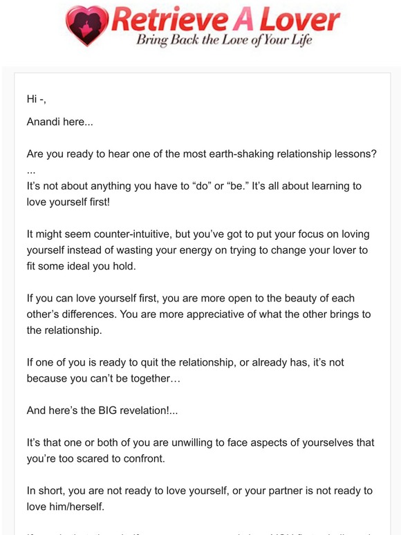 Do You Want Your Partner To Change?