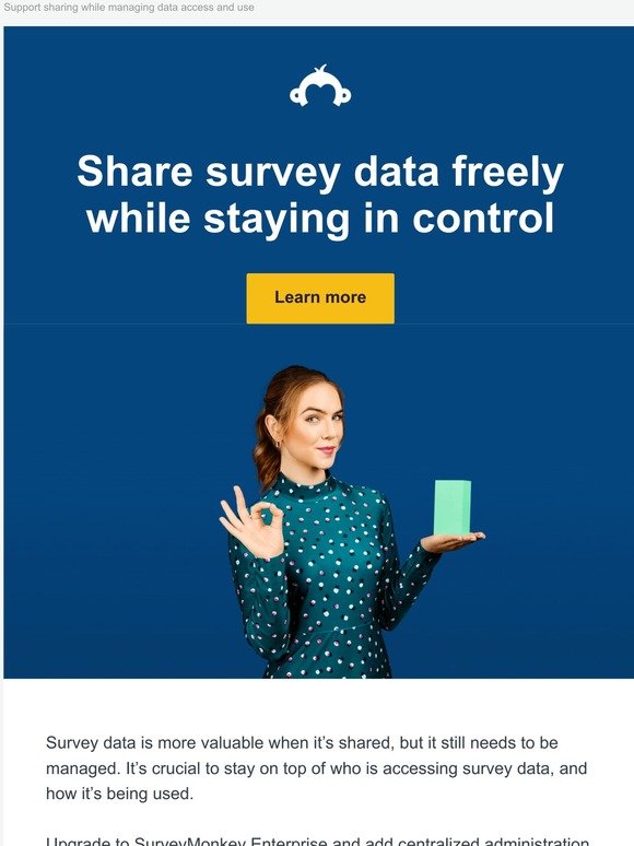 Put survey data in the right hands