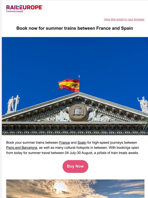  Book now for sun and fun with France to Spain high-speed trains  🇫🇷 🚆 🇪🇸