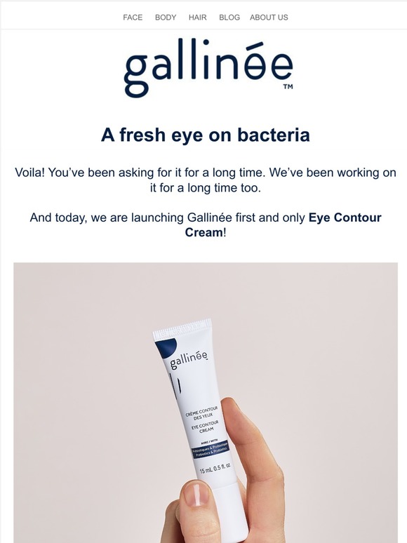 gallinee eye contour cream