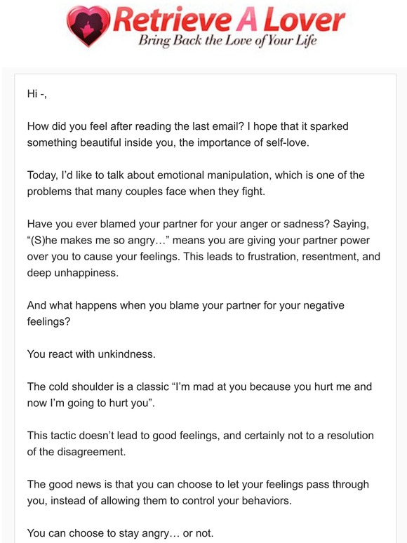 Does Your Partner Make You Angry?