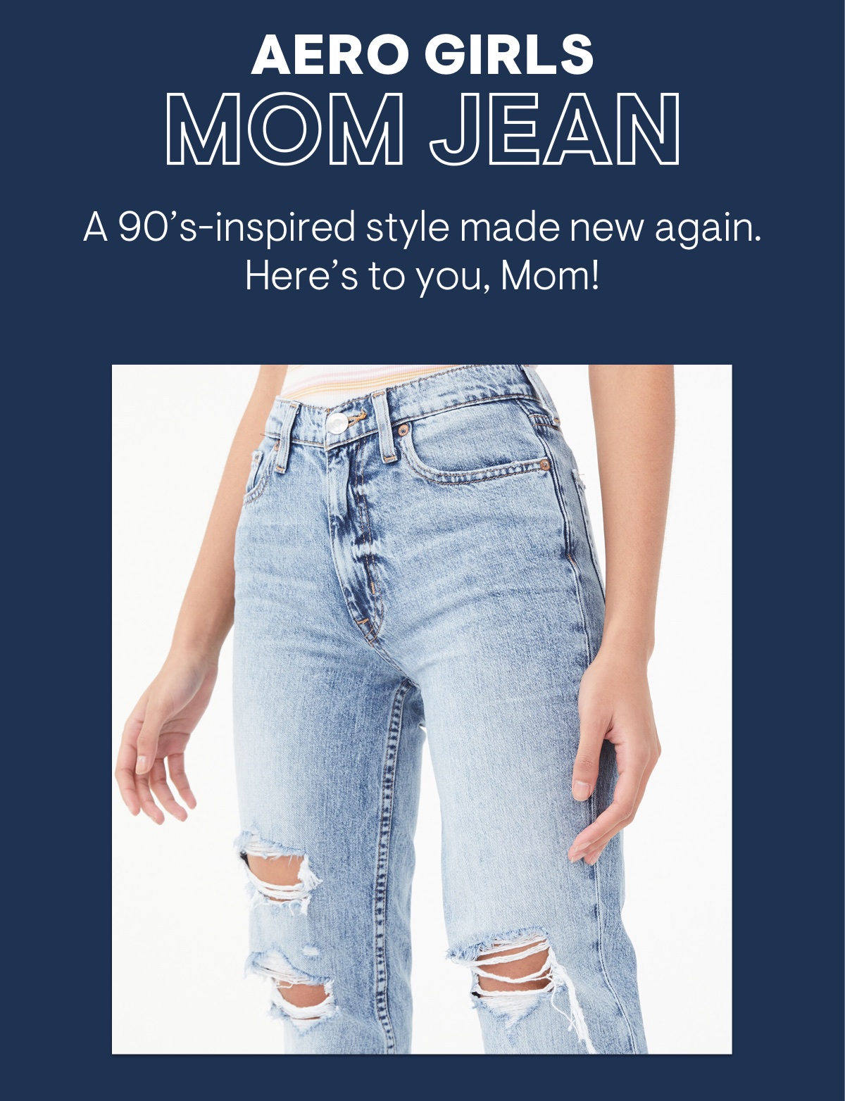 aeropostale mom jeans