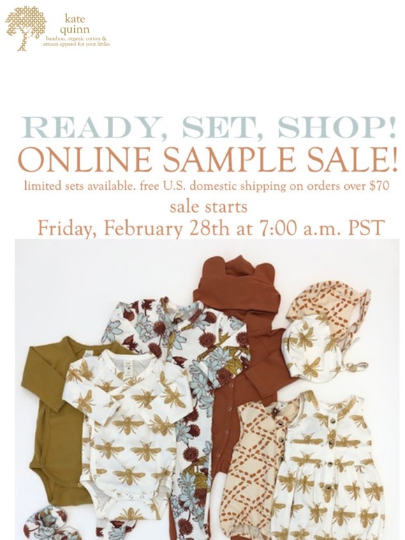 Kate Quinn Organics SHOP OUR ONLINE SAMPLE SALE NOW! Milled