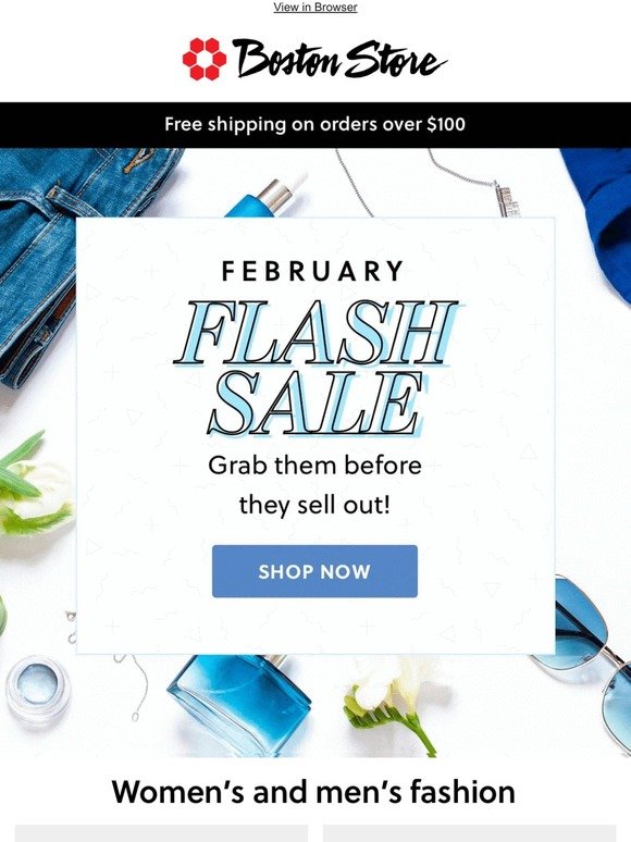 February Flash Sale is Selling Fast!