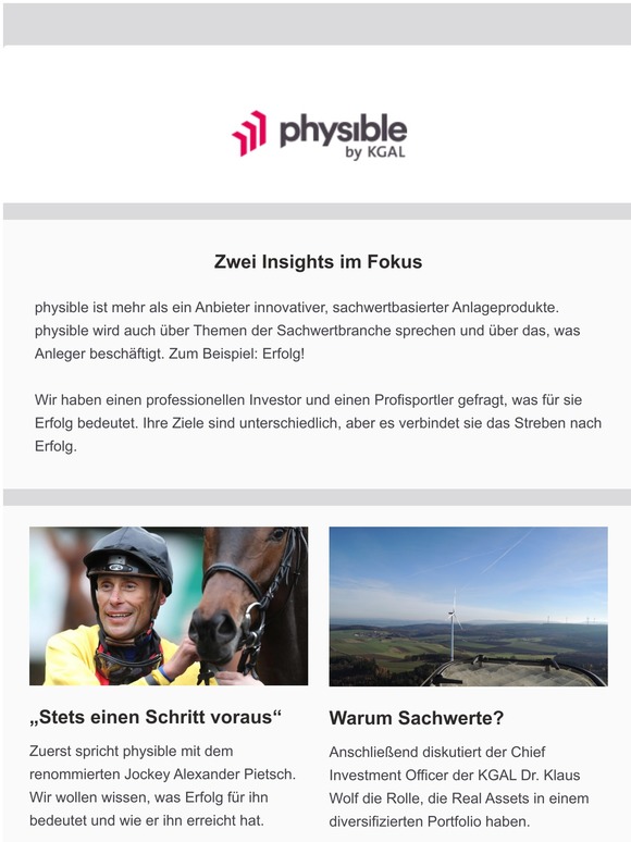 Erfolg bei der Geldanlage und darüber hinaus