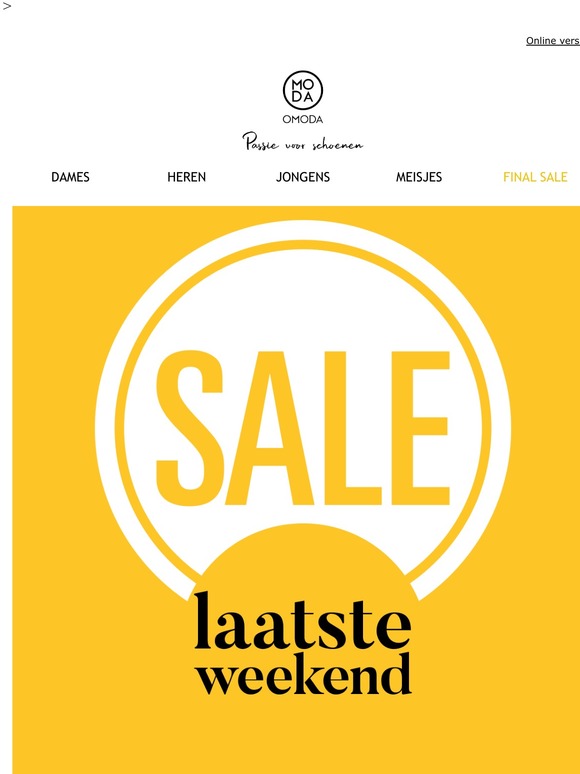 Omoda.nl | Passie voor schoenen, sinds 1875: ⚠️Laatste weekend Sale: tot  70% korting | Milled