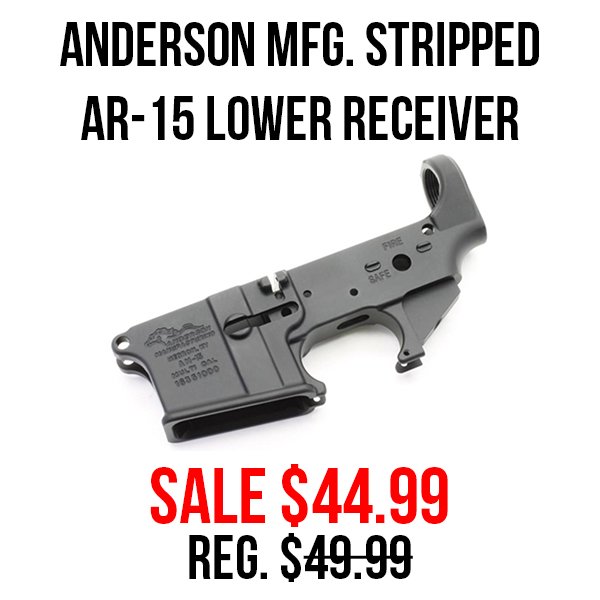 Anderson Mfg. stripped lower receiver for sale at Impact Guns