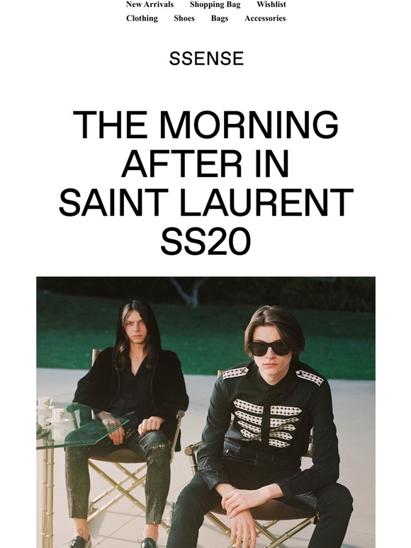 Ysl bag online ssense