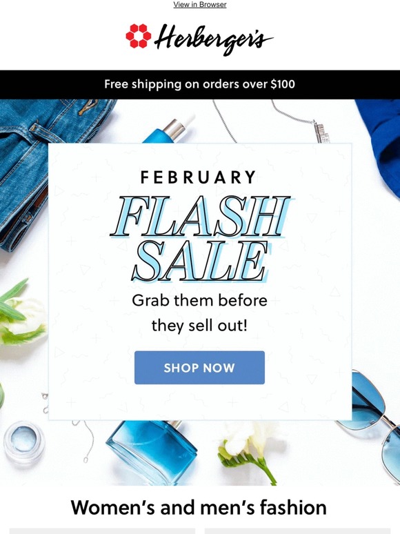 February Flash Sale is Selling Fast!