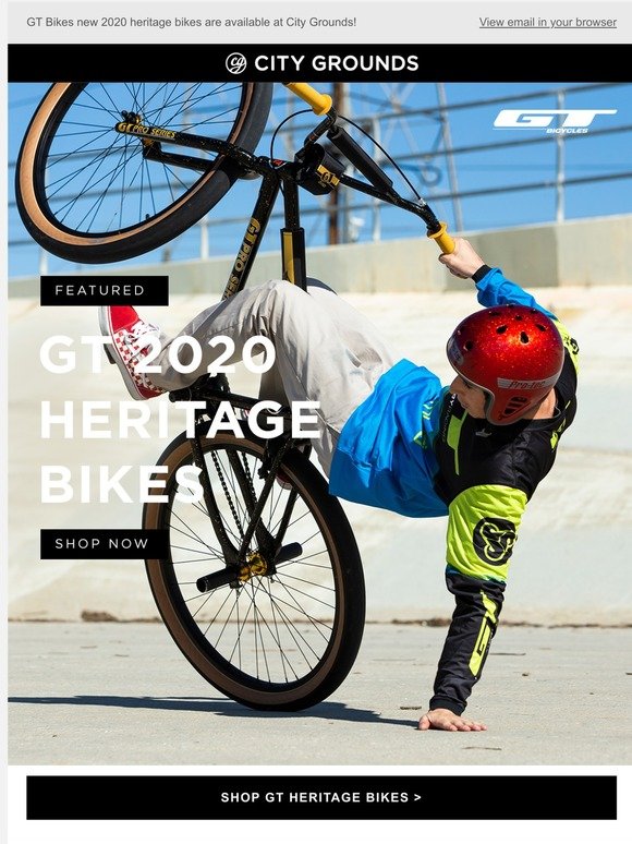 gt pro series heritage bmx bike 2020 stores