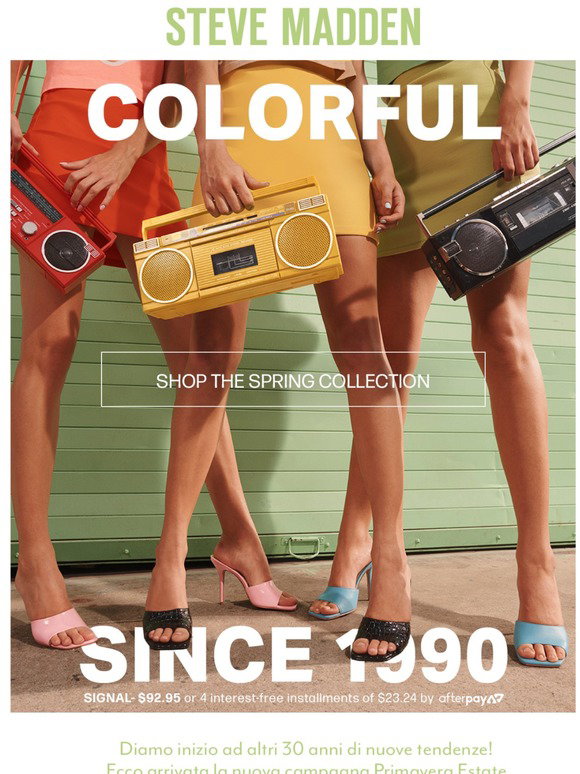 Steve Madden Italy: Introducing the New Spring Collection | Milled