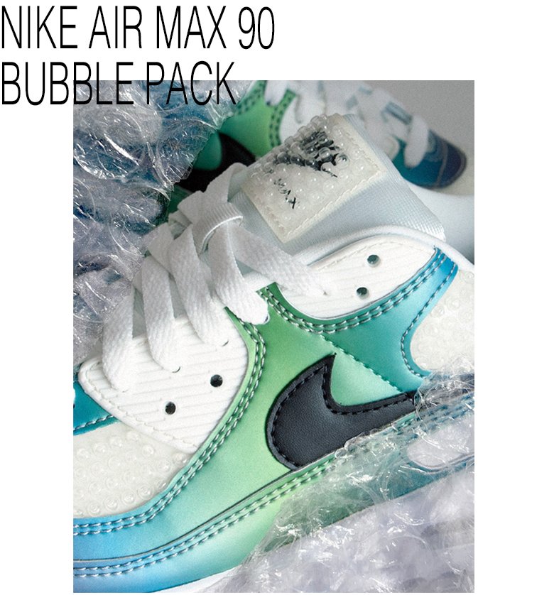air max 90 bubble iridescent