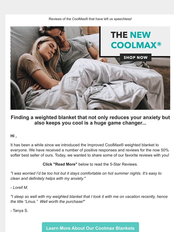 coolmax weighted blanket reviews