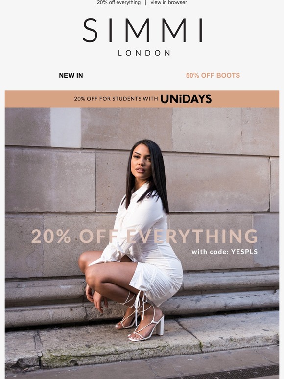 simmi student discount