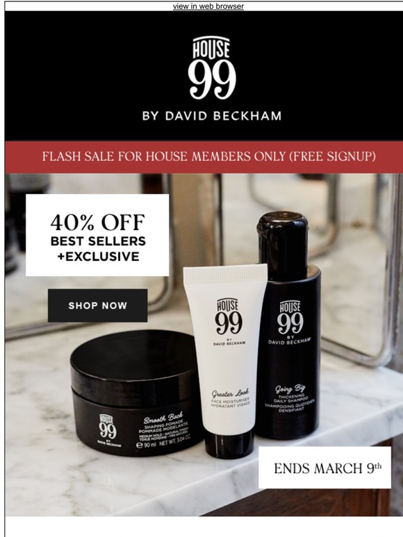 FLASH SALE - HOUSE MEMBERS ONLY - SIGN UP FOR FREE