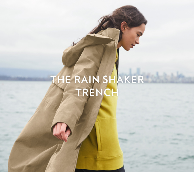 lululemon rain shaker trench