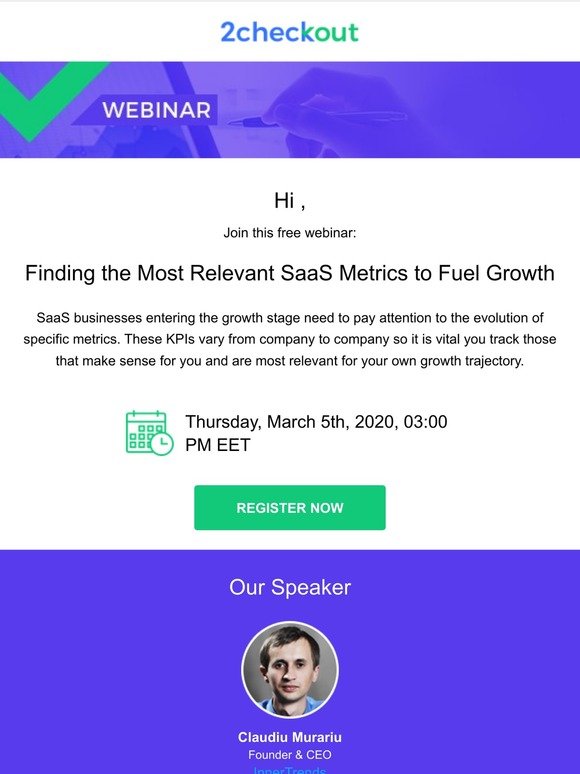 [Webinar] Finding the Most Relevant SaaS Metrics to Fuel Growth