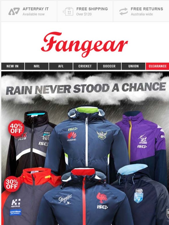 Beat The Rain | 2020 Wet Weather Team Gear