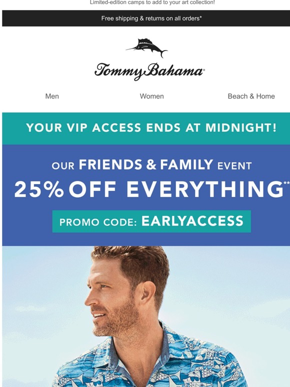 tommy bahama shipping code