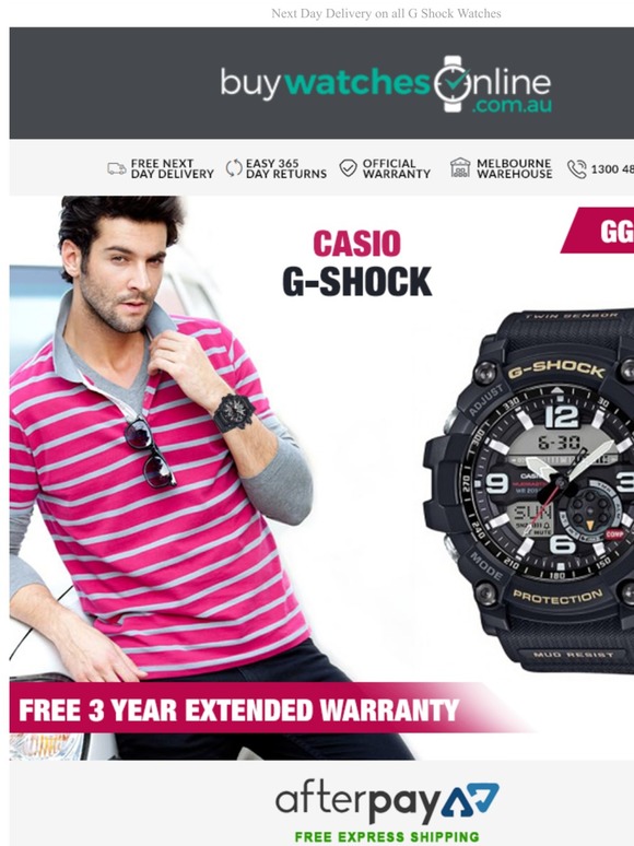 afterpay g shock watches