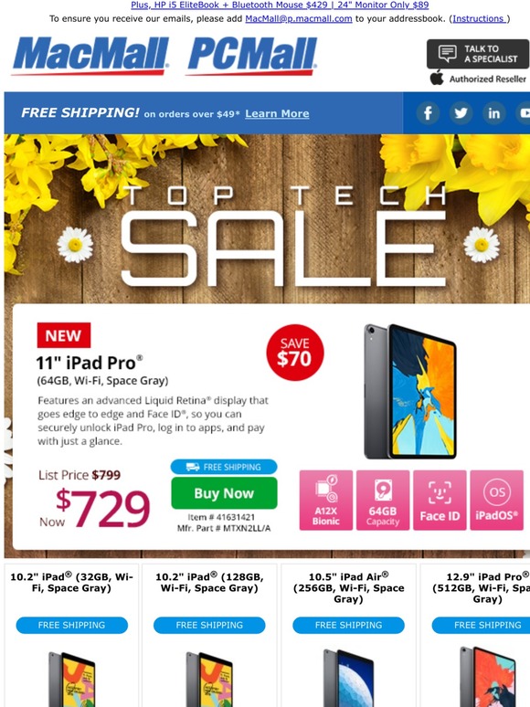 Don’t Snooze! 128GB 10.2" iPad Just $349