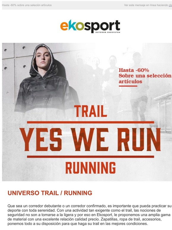 [YES WE RUN]☄️10% de descuento. en calzado trail