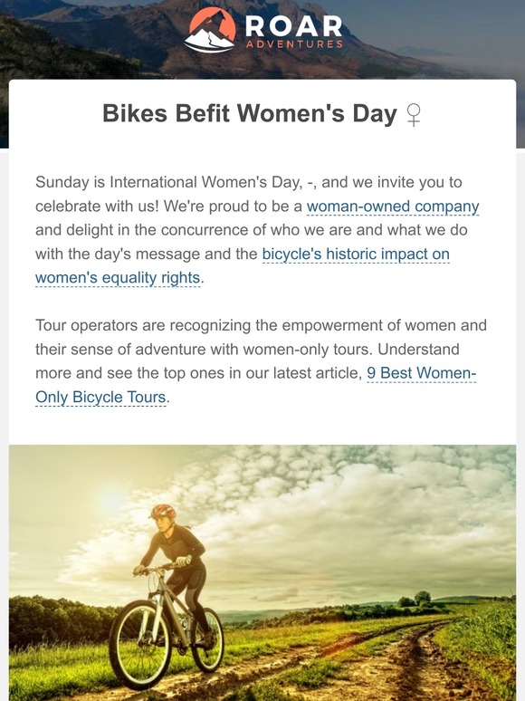 Bikes Befit Women's Day 🚲♀️