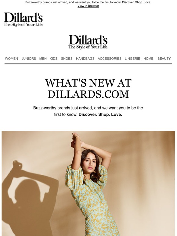 Dillards What’s New at Milled