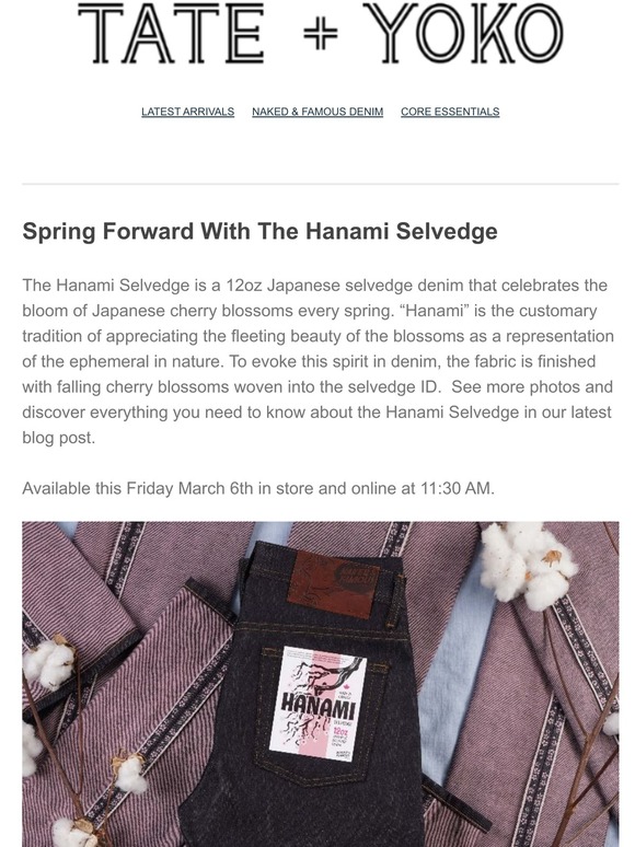 hanami selvedge