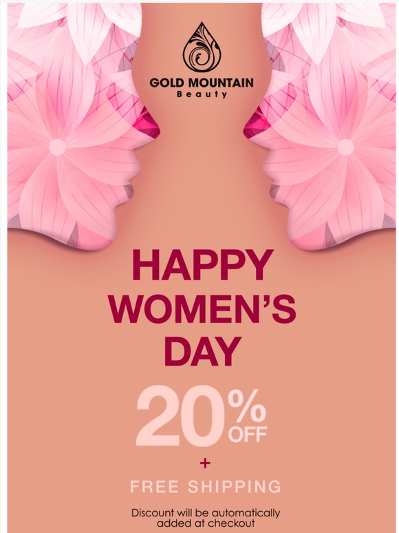 International Women's Day SALE: 20% OFF All Products! ✨🎁