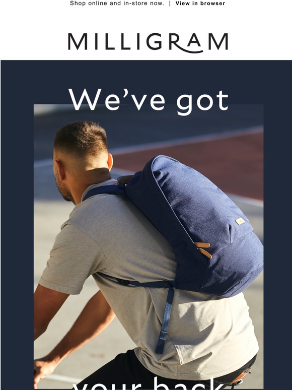 Need a new bag? We've got your back