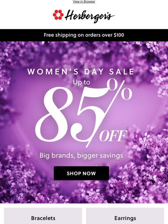 Women's Day Sale is ON