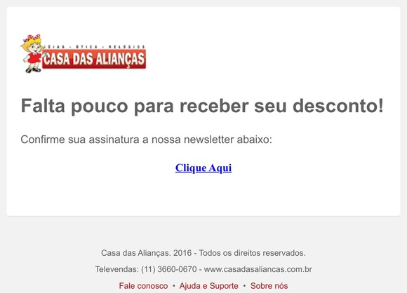 Confirmação de E-mail - Assinatura de Newsletter