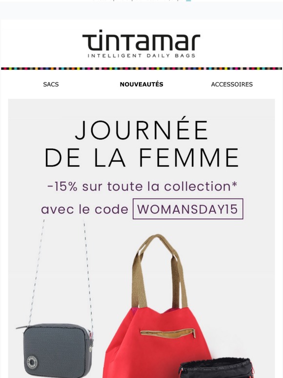 Profitez de -15% à l'occasion de la Journée internationale des femmes