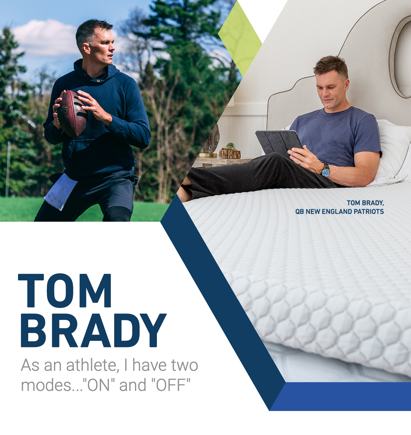 tom brady black mattress