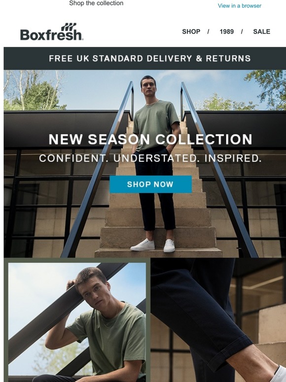 New season style inspiration from Boxfresh