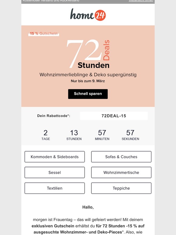 72h Deals: Exklusiv für dich