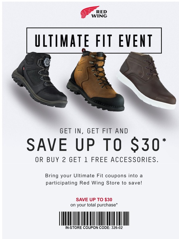 red wing coupon 2021