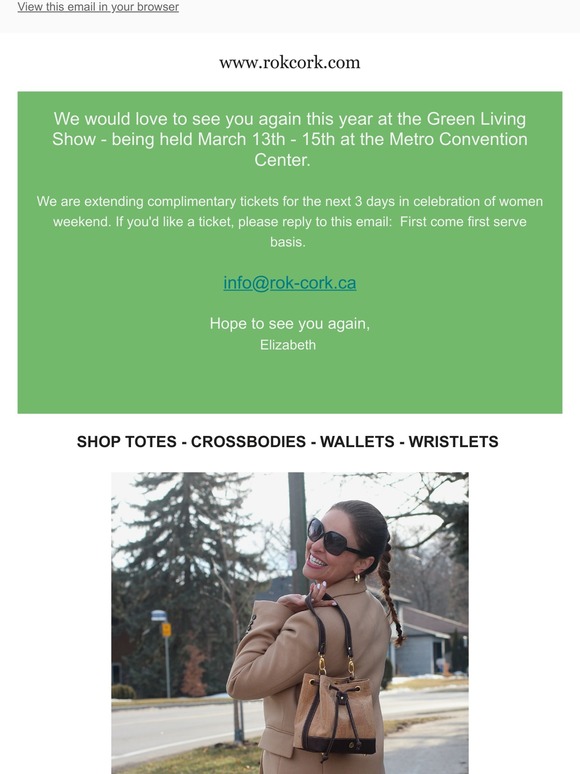 FREE GREEN LIVING TICKETS 2020  👜