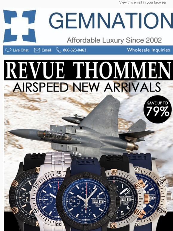 Revue Thommen New Arrivals – Save Up To 79% | Only at Gemnation
