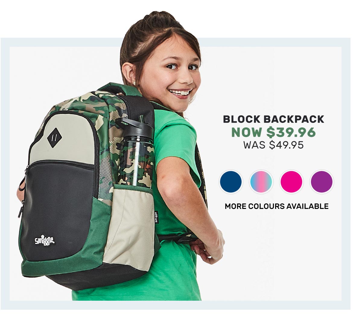 smiggle backpack sale