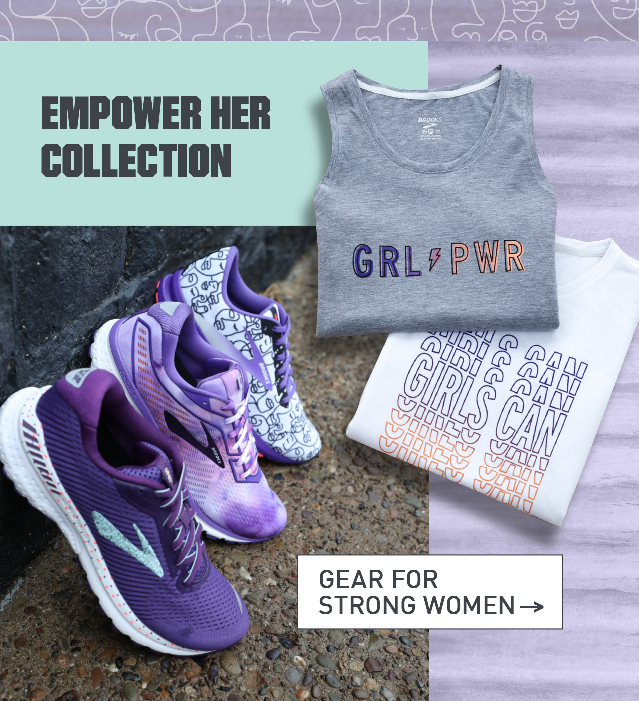 brooks empower her collection