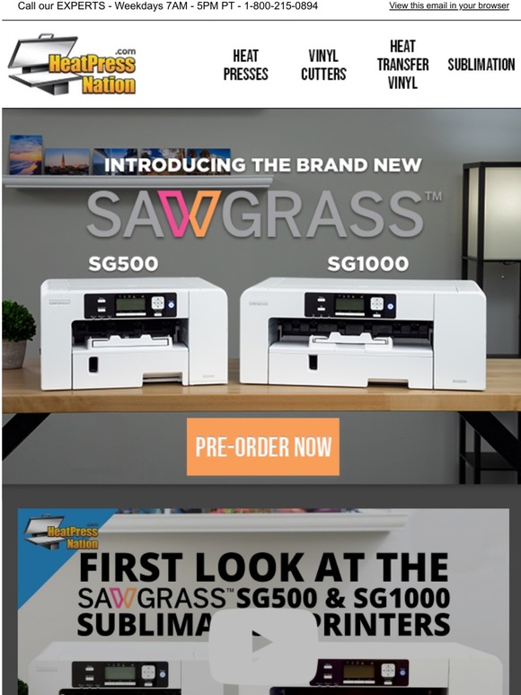 heat press nation Introducing the New Sawgrass SG500 and SG1000! Milled