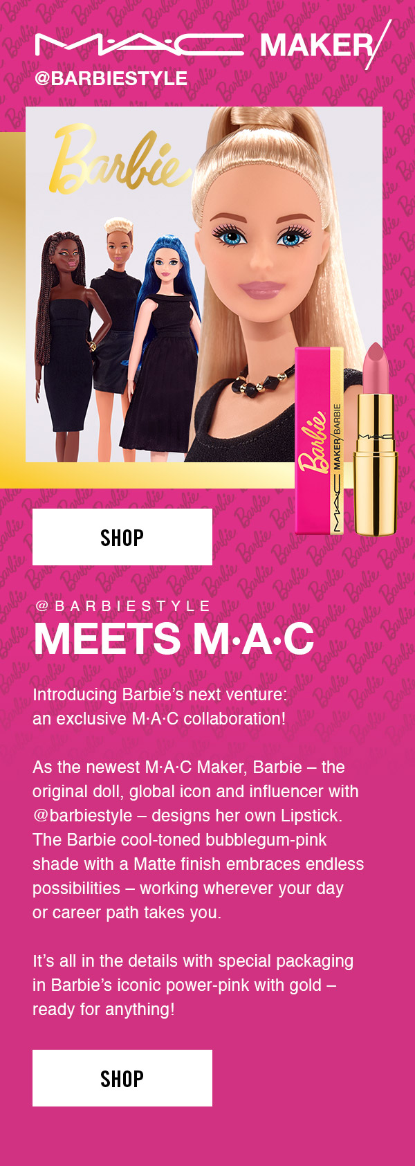 mac barbie 2020