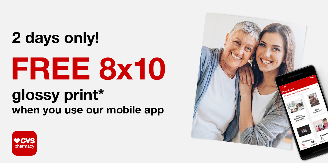 CVS Special Offer Free 8x10 Glossy - URCk837tecZU 