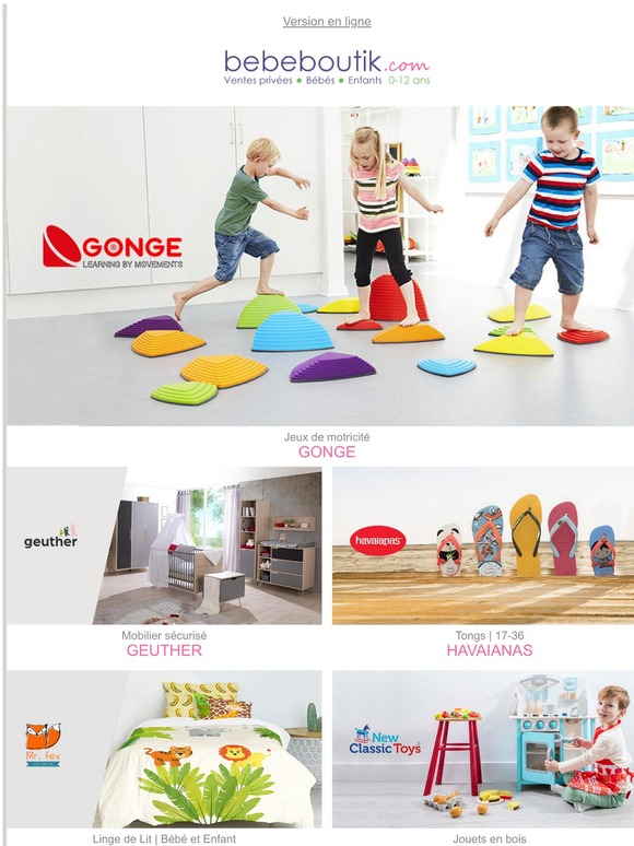Bebeboutik Dernieres Heures Havaianas Gonge Jeux De Motricite Geuther Mobilier Milled