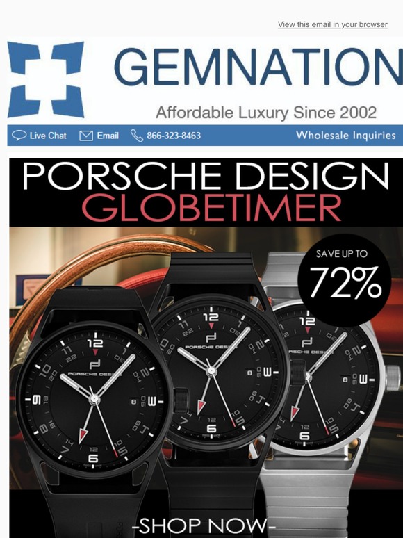 Porsche Design Globetimer Watches – Save 72% | Only at Gemnation