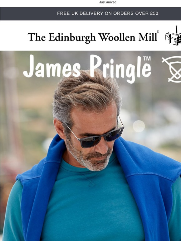 The Edinburgh Woollen Mil New James Pringle Sweatshirts from £16 Milled