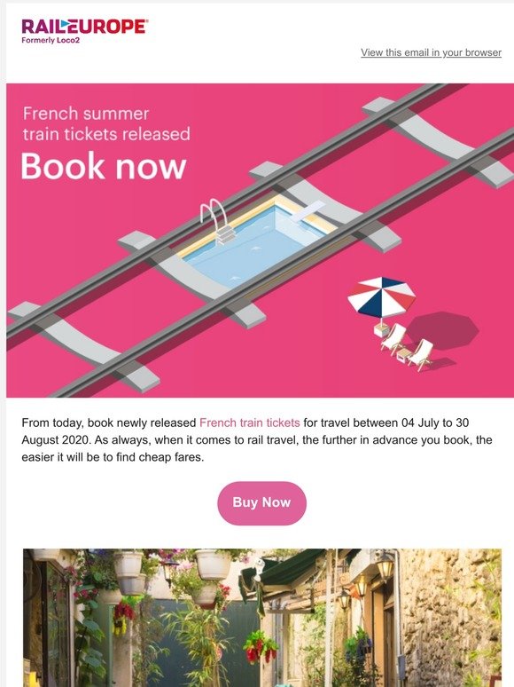 French summer train tickets released for July-August travel ☀️ 🇫🇷